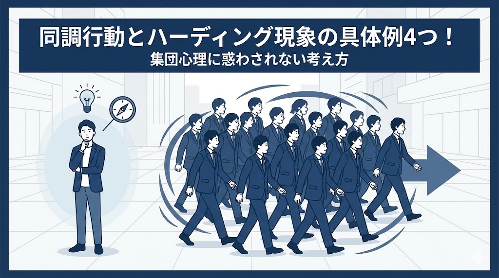 同調行動とハーディング現象の具体例4つ！集団心理に惑わされない考え方 - 8PM Journal